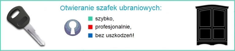 Jak otworzyć zamek w szafce ubraniowej?