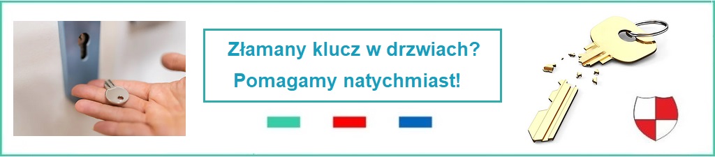 Złamany klucz w drzwiach