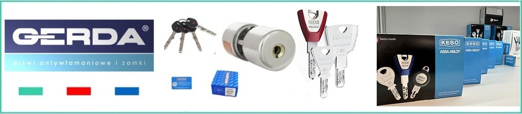 liczba kluczy w komplecie Gerda i KESO