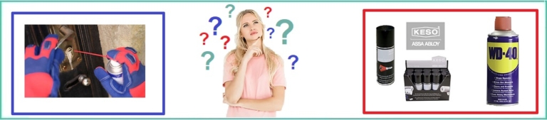 Czym nasmarować zamek w drzwiach