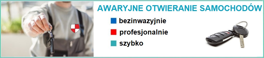 Profesjonalne awaryjne otwieranie samochodów